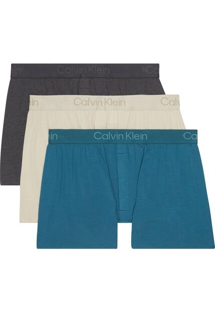 Pack Multicolor De 3 Boxers Sueltos Slim - Ultra Soft Modal Calvin Klein