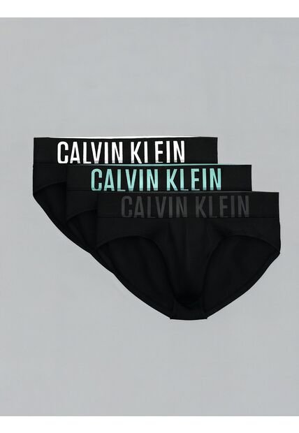 Pack Negro De 3 Slips - Intense Power Cotton Calvin Klein