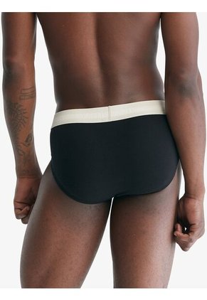 Pack Negro De 3 Slips - Cotton Stretch Wicking Calvin Klein