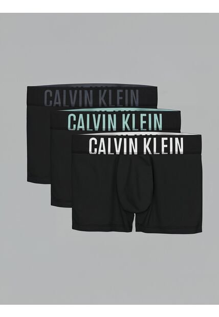 Pack Negro De 3 Boxers Ajustados - Intense Power Calvin Klein