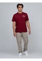 Camiseta Vino Tinto Con Monograma 30s Calvin Klein de Calvin Klein