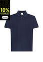 Polo Azul De Manga Corta En Tejido Piqué Calvin Klein de Calvin Klein