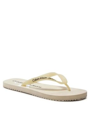 Sandalias Blanco De Playa Con Monologo Calvin Klein