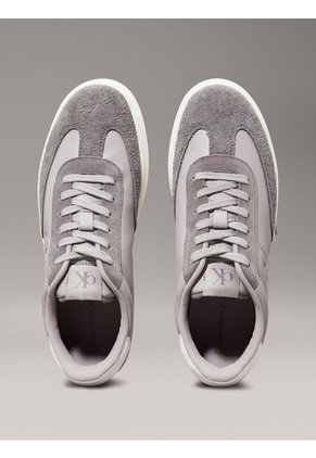 Tenis Gris Classic De Cuero Calvin Klein