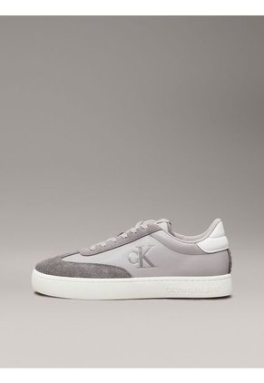 Tenis Gris Classic De Cuero Calvin Klein