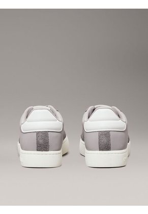 Tenis Gris Classic De Cuero Calvin Klein