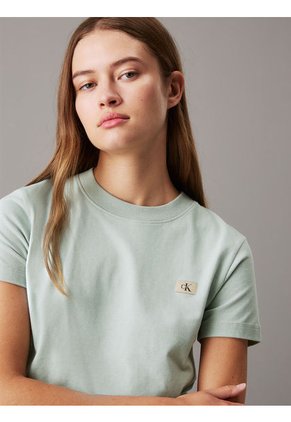 Camiseta Multicolor Con Monograma E Insignia Calvin Klein