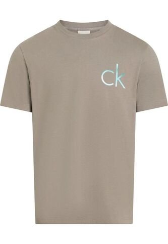 Camiseta Gris Con Logo Calvin Klein Calvin Klein