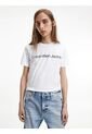 Camiseta Con El Logo Hombre Blanco Calvin Klein de Calvin Klein
