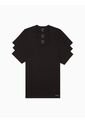 Paquete De 3 Camisetas Negras Slim Para Hombre Calvin Klein de Calvin Klein