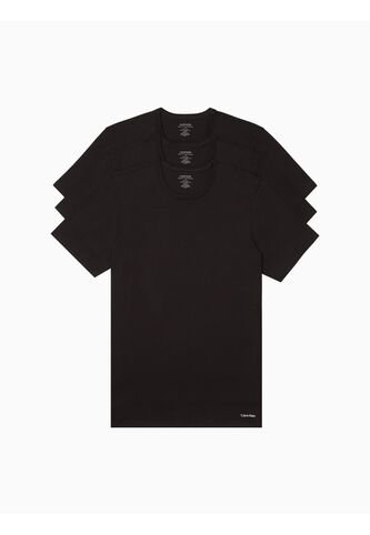 Paquete De 3 Camisetas Negras Slim Para Hombre Calvin Klein Calvin Klein