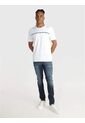 Camiseta Blanca Manga Corta Con Logo Tape Calvin Klein de Calvin Klein