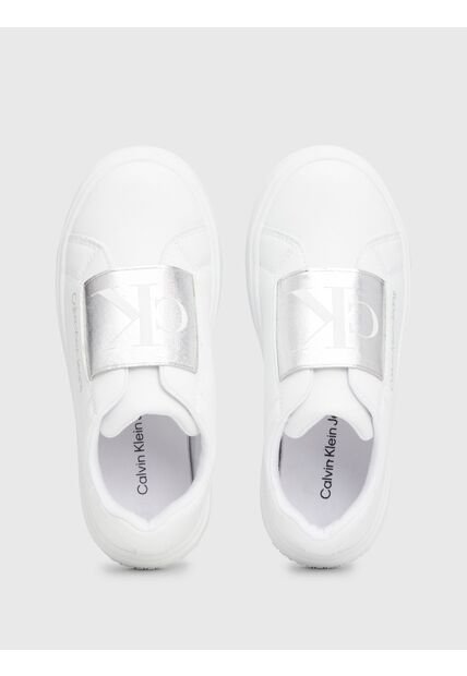 Tenis Blanco Niña Sin Cordones Calvin Klein