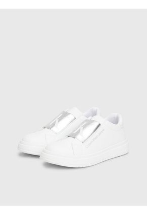 Tenis Blanco Niña Sin Cordones Calvin Klein