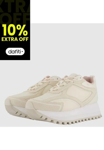 Tenis Blanco Runner Authentic De Cuero Sintético Calvin Klein Calvin Klein