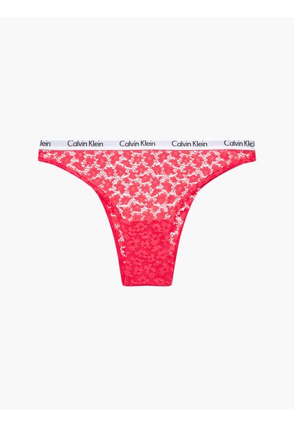 Panty Rojo Brasileña - Carousel Lace Calvin Klein