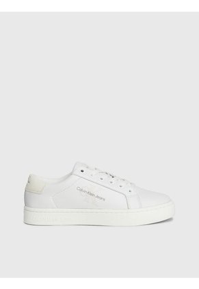 Tenis Blanco Classic Cupsole De Cuero Calvin Klein