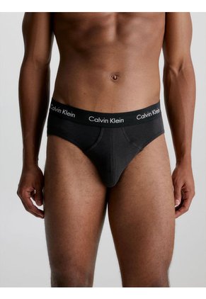 Pack De 3 Calzoncillos Hip Brief Negro Calvin Klein