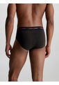 Pack De 3 Calzoncillos Hip Brief Negro Calvin Klein de Calvin Klein