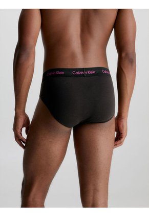 Pack De 3 Calzoncillos Hip Brief Negro Calvin Klein