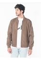 Chaqueta Café Con Cremallera Para Hombre Calvin Klein de Calvin Klein