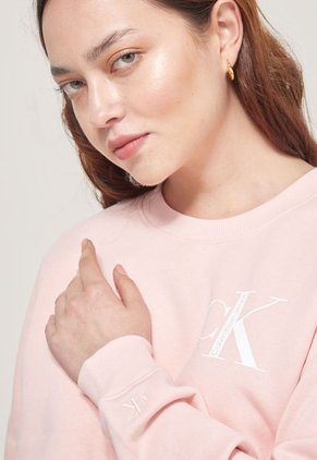 Buzo Palo Rosa-Blanco Calvin Klein