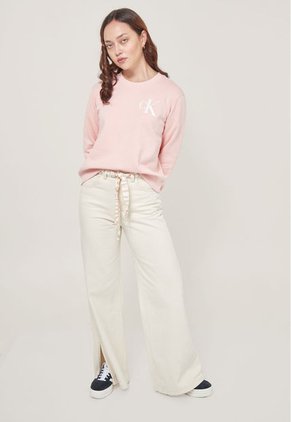 Buzo Palo Rosa-Blanco Calvin Klein