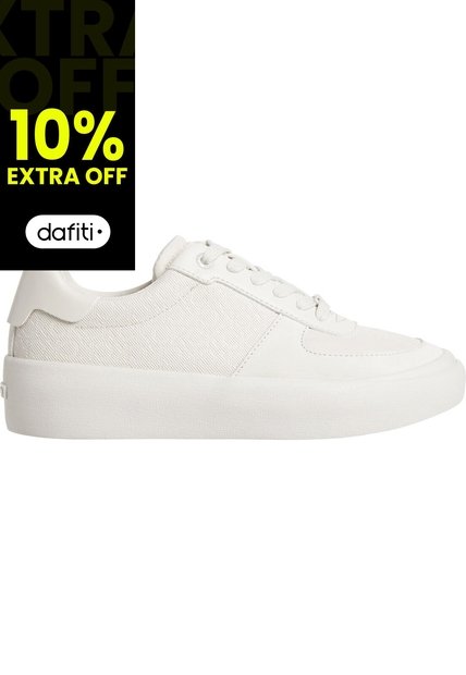 Tenis Blanco Con Logo Calvin Klein