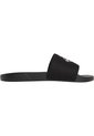 Sandalias Negro Contorneadas De Lona Con Logo Calvin Klein de Calvin Klein