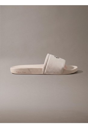 Sandalias Blanco De Tela Calvin Klein