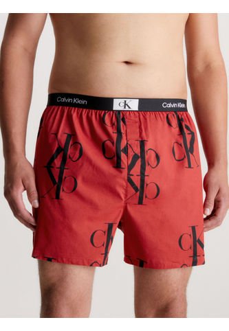 Bóxer Rojo De Algodón Con Estampado Calvin Klein Calvin Klein