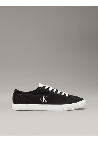 Tenis Negro Bajos De Lona Calvin Klein Calvin Klein