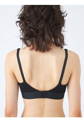 Bralette Negro Triángular Con Broche Delantero Calvin Klein