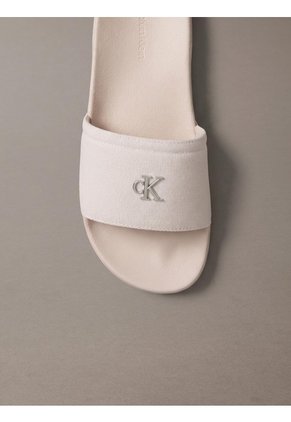 Sandalias Blanco De Tela Calvin Klein
