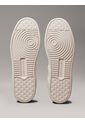 Tenis Blanco Basket De Cuero Con Detalles De Gamuza Calvin Klein de Calvin Klein