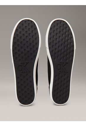 Tenis Negro Bajos De Lona Calvin Klein