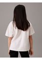 Camiseta Niña Gris Holgada Con Logo Calvin Klein de Calvin Klein