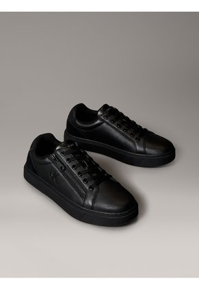 Tenis Negro Clásicos Con Cordones Calvin Klein