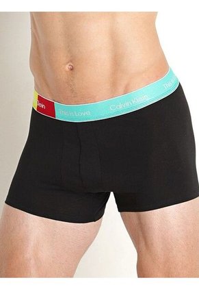 Boxer Negro Con Logo En Microfibra Calvin Klein