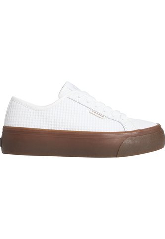 Tenis Blanco Planos Texturizados Calvin Klein Calvin Klein