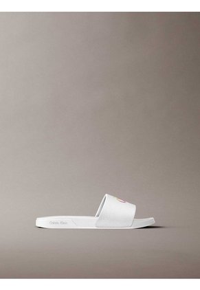 Sandalias Blanco Essential Slide Pride Calvin Klein
