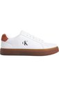 Tenis Blanco Classic De Corte Bajo En Cuero Calvin Klein de Calvin Klein