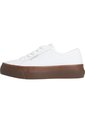 Tenis Blanco Planos Texturizados Calvin Klein de Calvin Klein