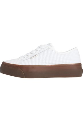 Tenis Blanco Planos Texturizados Calvin Klein