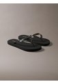 Sandalias Negro Flip Flop En Tono Metálico Calvin Klein de Calvin Klein