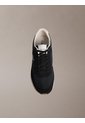 Tenis Negro Retro Runner Con Mix De Texturas Calvin Klein de Calvin Klein