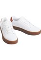 Tenis Blanco Classic De Corte Bajo En Cuero Calvin Klein de Calvin Klein