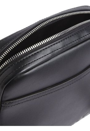 Bolso Negro Reporter Con Monograma Calvin Klein
