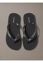 Sandalias Negro Flip Flop En Tono Metálico Calvin Klein de Calvin Klein