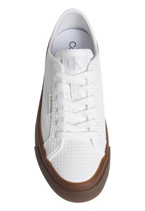 Tenis Blanco Planos Texturizados Calvin Klein